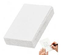 Mistillion 20 Pack 300 Cotton Watercolour Paper, 6x4 Inches Deckle Edge Rough Textured White Paper for Painting, Calligraphy, Invitations & DIY Crafts