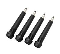 Mistillion 4-Pack Carbon Steel Trekking Pole Replacement Tips, Universal M10/M12 Thread, Heavy-Duty Wear-Resistant Tips for Walking Poles, Hiking & Rocky Hard-Packed Trails