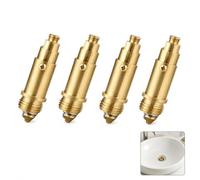 Mistillion 4 Pcs Brass Pop Up Click Clack Plug Bolts, Universal Sink Drain Stopper Bounce Core Replacement for Bathroom Basin Bath Tub Kitchen Sinks