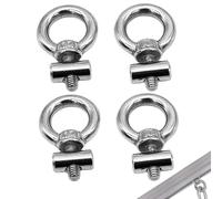Mistillion 4Pcs Awning Rail Stoppers 6mm for Caravan Motorhome Campervan Camping Tent Equipment Awnings Accessories, 304 Stainless Steel