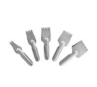 Mistillion 5Pcs Brass Nibs Parallel Pen Tip Set 9/10/11/13/16mm Wide Comic Dip Pen Nibs Kit Artistic Font Writing School Art Supplies for Manga Calligraphy Pen-and-Ink Drawing Stationery Accessories