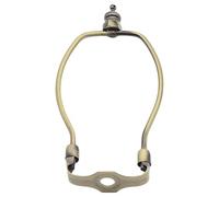 Mistillion 6 Inch Lamp Shade Harp Holder, Bluish-Ancient Bronze Lampshade Bracket for Table Floor Lamps, Compatible with Tiffany Vintage Pendant Light Fittings