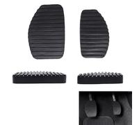 Mistillion Clutch Brake Pedal Pads Cover Kit, Rubber Non-Slip Pedal Caps Replacement for Cit-roen Peu-geot Fi-at Lan-cia D-S, OEM 9120804880 450412 4504.12