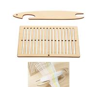 Mistillion Wooden Weaving Kit, Belt Belt Weaving Loom Kit, Weaving Shuttle Weaving Weaving Tools Arts Crafts, Easy to Make Tapestry on The Table, Floor or Knee