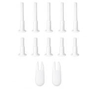 Mistillion Yoga Ball Plug Replacement Kit 12Pcs, Small & Large Exercise Ball Plugs with Removers, Fitness Ball Air Stoppers for Gym Home Workout