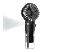 Misting Fan, 2025 Upgraded Handheld Misting Fan, Rechargeable Personal Mister Fans, 4-Speed Adjustable Cooling Ice Fans for Beach Travel Outdoors