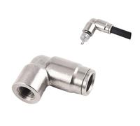 Misting Nozzle Adjustable Brass Atomizing, High Pressure Outdoor Misting Nozzles,3/8in Brass Fittings 2pcs 1/8 Quick-Connect Elbow Plug