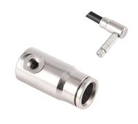 Misting Nozzle Adjustable Brass Atomizing, Misting Nozzle Kit High Pressure 3/8" Slip-Lock Tees 2pcs Quick-Connect Final Single