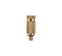 Misting Nozzles 3pcs Brass 0.1-0.7mm High Pressure 3/16" Male Thread Spray Nozzle Anti-Drip Atomizing Sprinkler Industrial Humidifier Cooler(1210)