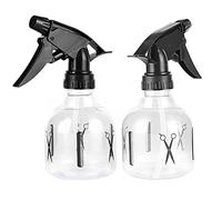 Misting Spray Bottle, 250ml Empty Water Hair Mist Spray Bottle Refillable Trigger Sprayer Plastic Sprays Bottles for Hair Styling Travel Plants-2pcs