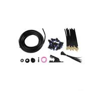 Misting Sprinkler System for Landscaped Gardens with Adjustable Spray Intensity, Cooling Effect, and Modular Component Compatibility (15m)