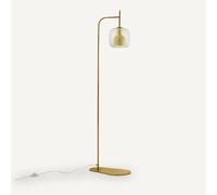Mistinguett Chiselled Glass Reading Lamp, Designed By Emmanuel Gallina Brass