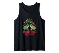 Mistle-Toad Kisses - Cute Christmas Frogs Under Mistletoe Tank Top