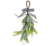 Mistletoe Branches Hanging Mistletoe Stem with Bow and Ribbons
