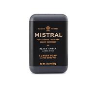 Mistral Bar Soap Organic, Black Amber, Large Bar