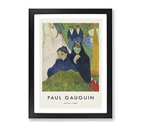 Mistral By Paul Gauguin Exhibition Museum Painting Framed Print | A2 Black Framed Wall Art | Ready to Hang | Modern Historical Picture | Living Room Bedroom Lounge Office