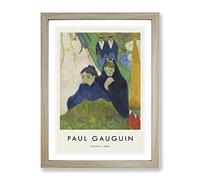 Mistral By Paul Gauguin Exhibition Museum Painting Framed Print | A4 Oak Framed Wall Art | Ready to Hang | Modern Historical Picture | Living Room Bedroom Lounge Office