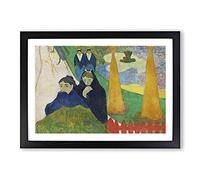 Mistral by Paul Gauguin Framed Print | A2 Black Framed Wall Art | Ready to Hang | Modern Nature Picture | Living Room Bedroom Lounge Office