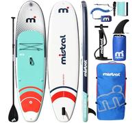 Mistral Inflatable Stand Up Paddle Board 10'6''x32''x6'', Wide Stable Design, Stable and Lightweight Board for All Skill Levels, with Carry Bag, Dual Action Pump, Paddle, Leash