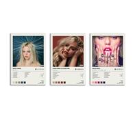 MISTRARA Renee Poster Rapp Album Cover Limited Edition Posters (Set of 3) Unframed 8inch X 12inch(20 X 30cm) Room Aesthetic Scannable Song Code Music Posters