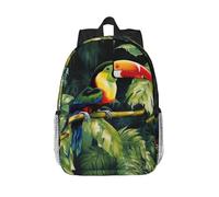 MISTRARA Toucan Perching Of American Rainforests 15 Inch Lightweight Backpack Laptop Backpack Hiking Backpack Sports Backpack