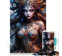 Mistress of Shadows And Magic Jigsaw 1000 Pieces for Teenagers Unwind Game Clear Hue Enjoyable Challenge Xmas Gift (38x26cm)