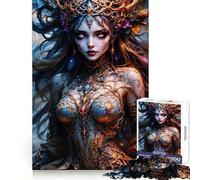 Mistress of Shadows And Magic Jigsaw 1000 Pieces for Teenagers Unwind Game Clear Hue Enjoyable Challenge Xmas Gift (38x26cm)