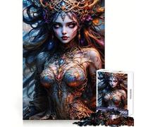 Mistress of Shadows And Magic Jigsaws 1000 Pieces for Adults Brain Exercise Snug Edge Real Challenge Art Display (50x75cm)