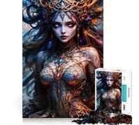 Mistress of Shadows And Magic Jigsaws 1000 Pieces for Adults Brain Exercise Snug Edge Real Challenge Art Display (50x75cm)
