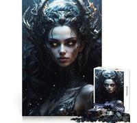 Mistress of The Night Puzzles for Adults 1000 Puzzles Cognitive Skill Precise Connection Fun Challenge Santa Surprise (38x26cm)