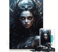 Mistress of The Night Puzzles for Adults 1000 Puzzles Cognitive Skill Precise Connection Fun Challenge Santa Surprise (38x26cm)