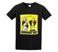 MISTT WOPII Men's Iggy Azalea Ignorant Art Cotton T Shirt Black L
