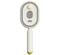 MistVibe Smoothing Brush - Hydrating Glow Comb, Ultrasonic Droplet Output with Pulsing Cushion, Salon-Care Device, Electric Groomer with Radiant Beam Tech, Mist Motion for Shine-Boost Styling Sessions