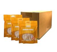 Misty & Bluey Chicken Sticks, Natural Chicken Meat Wrapped Around Beef Skin, High Protein Natural Chew, Low Fat, Ideal For All Dogs & Puppies Over 4 Months, Value Bag 300g (Case Of 3, Chicken)