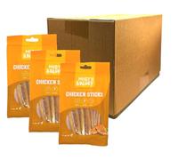 Misty & Bluey Chicken Sticks, Natural Grain Free Dog Chew Treats, Low Fat, Real Chicken Wrapped Around Beef Skin, Ideal For All Dogs & Puppies Over 4 Months, 60g (Case Of 10, Chicken)