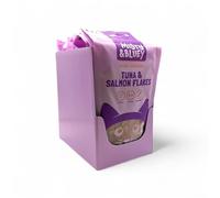 Misty & Bluey Tuna & Salmon Flakes, Natural Cat Treats, High Protein & Bursting With Flavour, Reward Or Training Treat, 50g (Case Of 12, Tuna & Salmon)