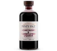 Misty Isle Honeyberry & Elderflower Gin Liqueur | 50cl 20% ABV | An island premium spirit | Ingredients hand grown in our distillery garden | Gin Awards 2024 gold for ‘Gin Liqueur of the Year’