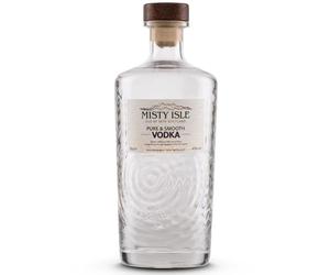 Misty Isle Pure & Smooth Vodka from Isle of Skye Distillers | 70cl - 40% ABV | An island premium Vodka | Triple distilled | The Spirit of Skye.