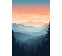 Misty Jungle 1000 Piece Jigsaw Puzzles for Adults, Challenging and Brainteasing, Difficult Puzzles, Puzzle 1000 Pieces