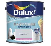 Misty Mirror Dulux Easycare Bathroom Soft Sheen Paint 2.5L - Moisture & Steam Resistant, Mould Protection, Washable Durable Finish for Bathroom Walls & Ceilings