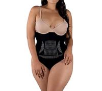 MISTY PHASES Scar Erase C Section Scar & Stretch Mark Silicone Panty, Postpartum Recovery Underwear For Women, Black, XS-S