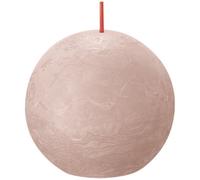 Misty Pink Bolsius Rustic Ball Candle