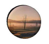 Misty Sunrise 34" Oxford Tire Cover Replacement Tire Cover Travel Accessories Waterproof Dustproof for RV Jeep SUV Camper