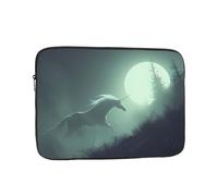 Misty Unicorn Patterned Laptop Sleeve 13 Inch Shockproof for Slim Protective Notebook Computer Bag Briefcase