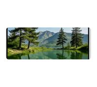 Misty Valley at Sunrise Smooth Gliding Mouse Pad with Water-Resistant Textured Surface for Precise Control and Extended Comfort