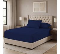 MistyMorning Extra Deep 16''/40Cm Small Double Fitted Sheet 120X190Cm, Egyptian Cotton 200 Thread Count
