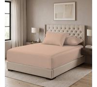 MistyMorning Extra Deep 16''/40Cm Small Double Fitted Sheet 120X190Cm, Egyptian Cotton 200 Thread Count