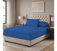 MistyMorning Extra Deep 16''/40Cm Small Double Fitted Sheet 120X190Cm, Egyptian Cotton 200 Thread Count
