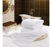 MistyMorning Extra Large Bath Sheets Jumbo Size (90x190cm),100% Cotton 500GSM Super Soft & Highly Absorbent Quick Dry Luxury Bathroom Towels (2, Bath Sheet)