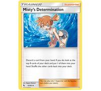 Misty's Determination 62/68 Uncommon Pokemon Card (Hidden Fates) + 1x TitanCards® Toploader